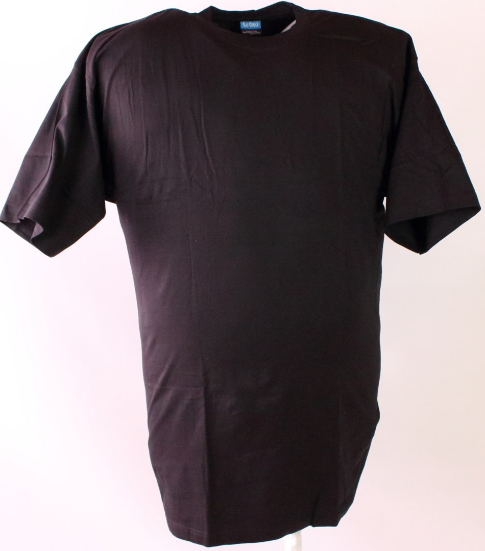 Duża koszulka męska czarna